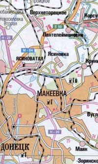 Карты городов Украины