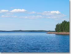 По озерам Финляндии на пассажирском судне