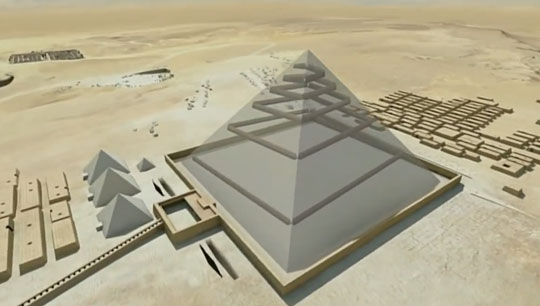 Пирамида Хеопса находится непосредственно в том месте, которое указывает на все четыре стороны света