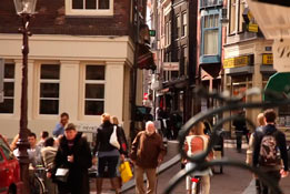 Узкие улочки Амстердама