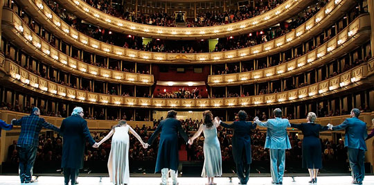 Выступление в Венской опере